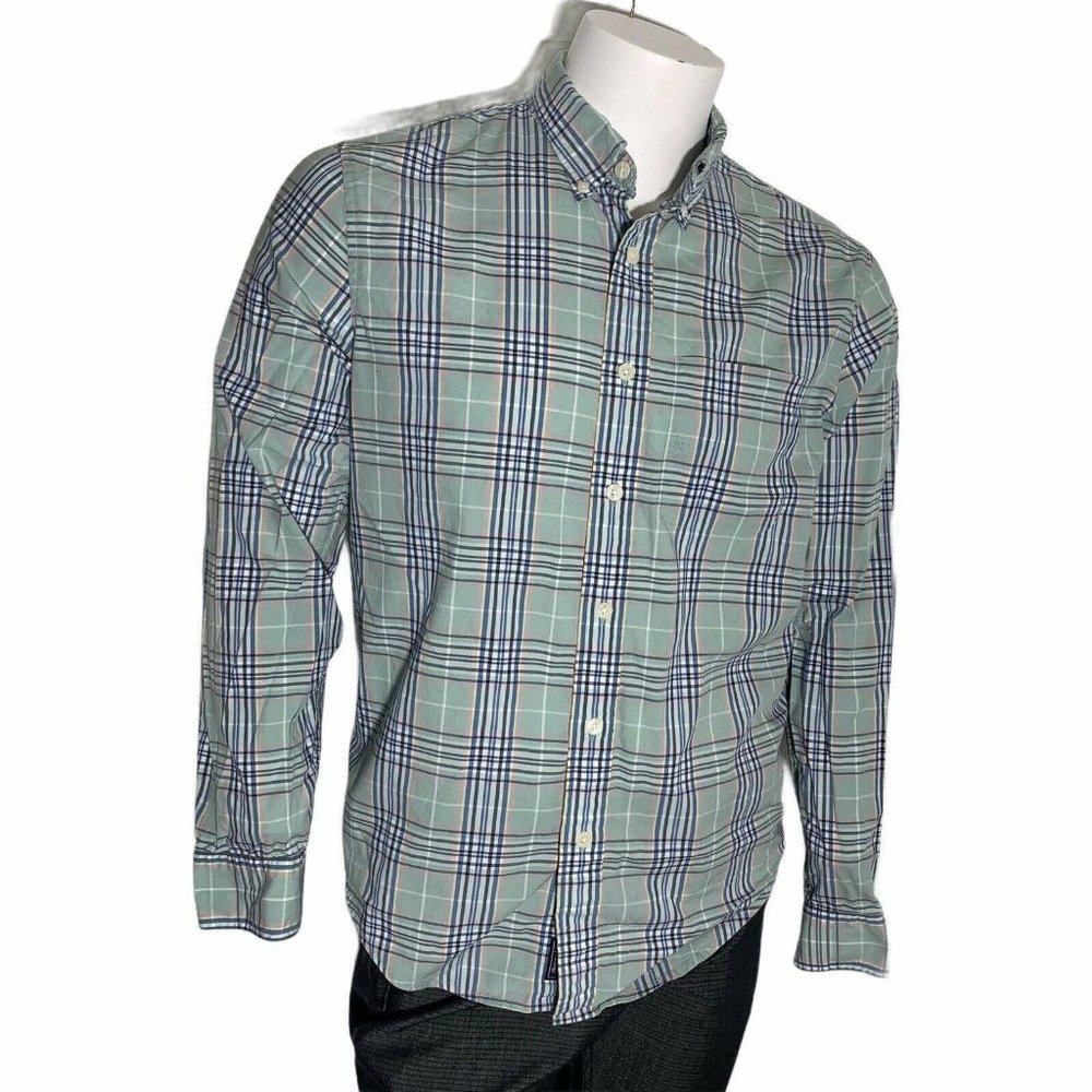 Abercrombie & Fitch Mens Large Dress Shirt Long Sl